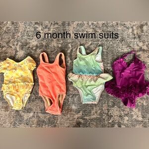 Colorful Kids One Piece Swimsuits 6 Months